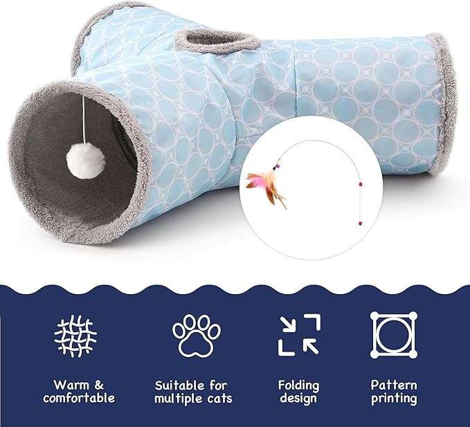 Cat Tunnel Toy for Indoor Play