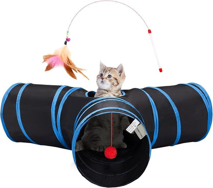 Cat Tunnel Toy for Indoor Play