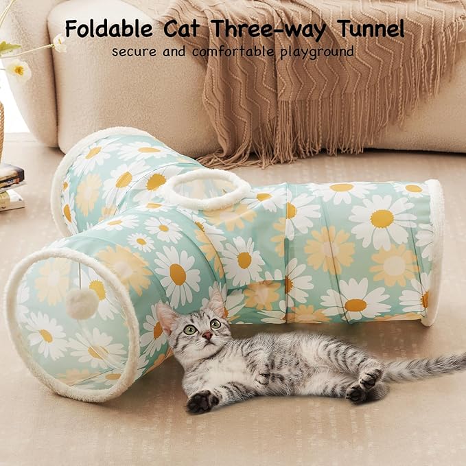 Cat Tunnel Toy for Indoor Play