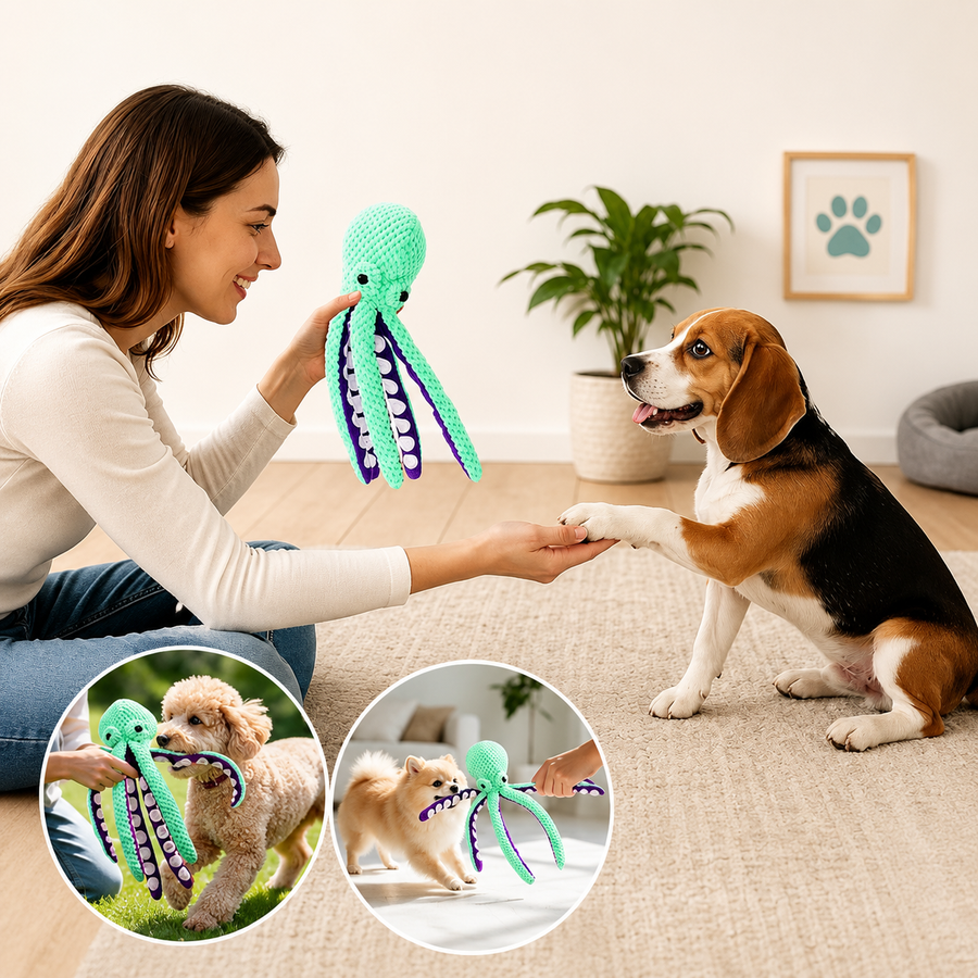 Playful Octopus Toy for Happy Dogs
